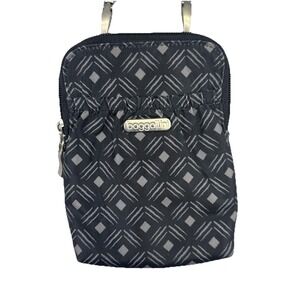 BAGGALLINI WOMEN'S BRYANT POUCH WITH RFID NYLON / BLACK DIAMOND